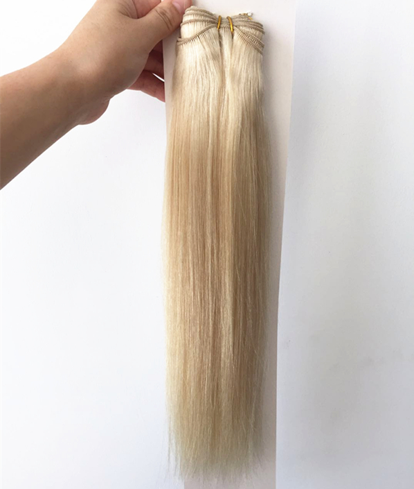 Wholesale china hand tied hair weft double drawn manufacturers QM247